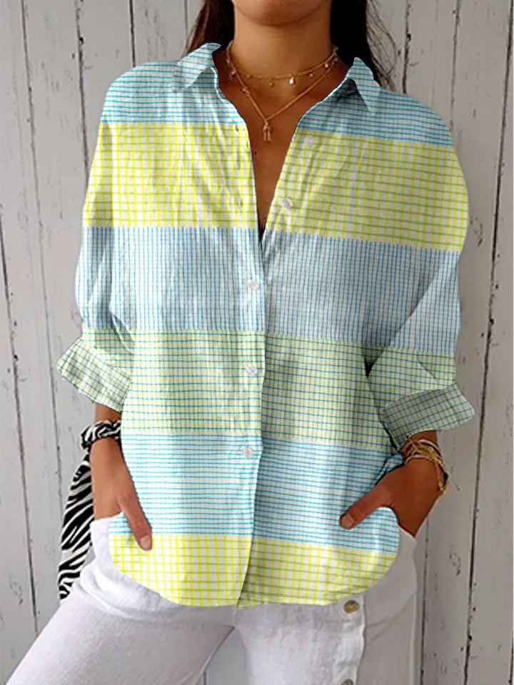Filippa | Blusa a cuadros pastel