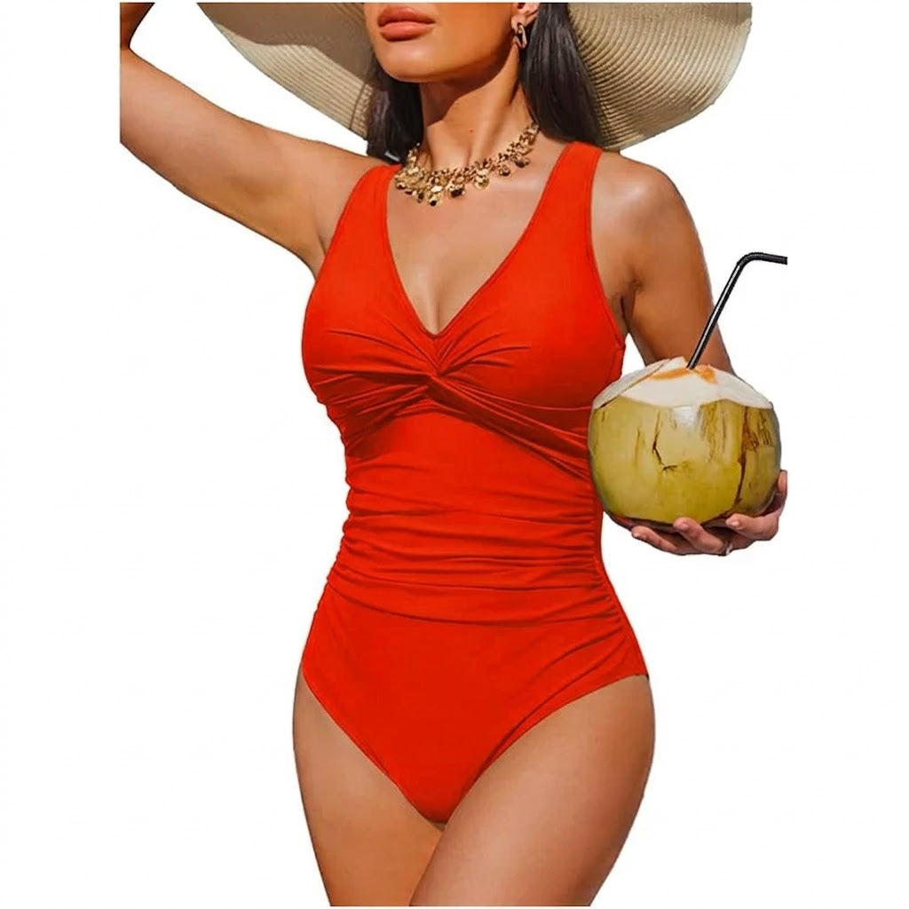 Marina - V-neck shaping swimsuit