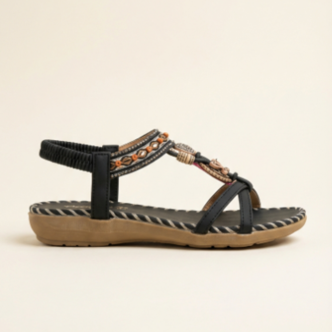 Elsa - Sandalias gladiadoras adornadas