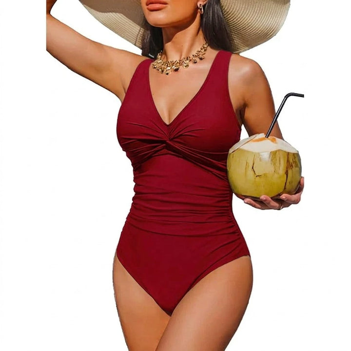 Marina - V-neck shaping swimsuit