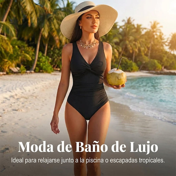 Marina - V-neck shaping swimsuit