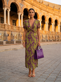 Floral Maxi Dress with Fluid Drape
