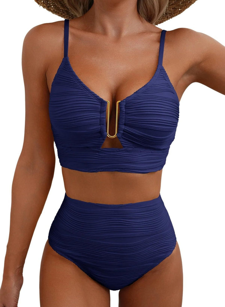 Luna – Bikini push-up de talle alto