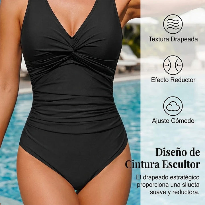 Marina - V-neck shaping swimsuit