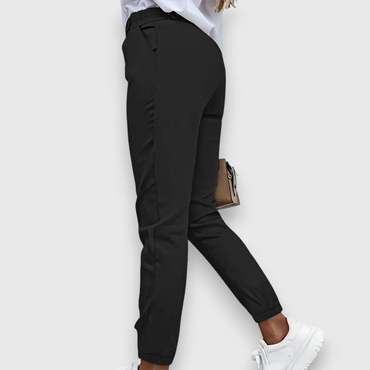 Isabel - Pantalones de vestir de talle alto