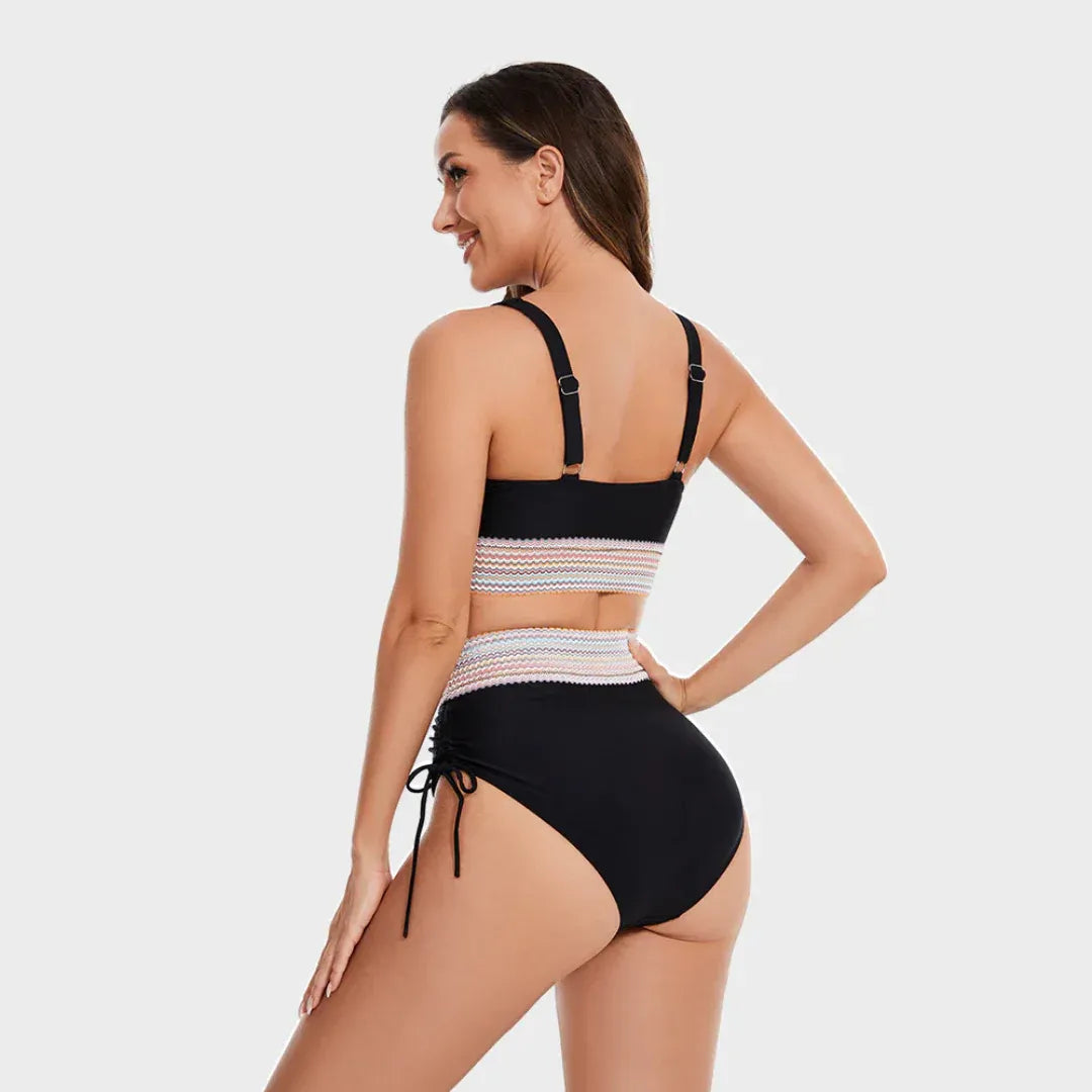 Noa - High Waisted Shaping Band Bikini