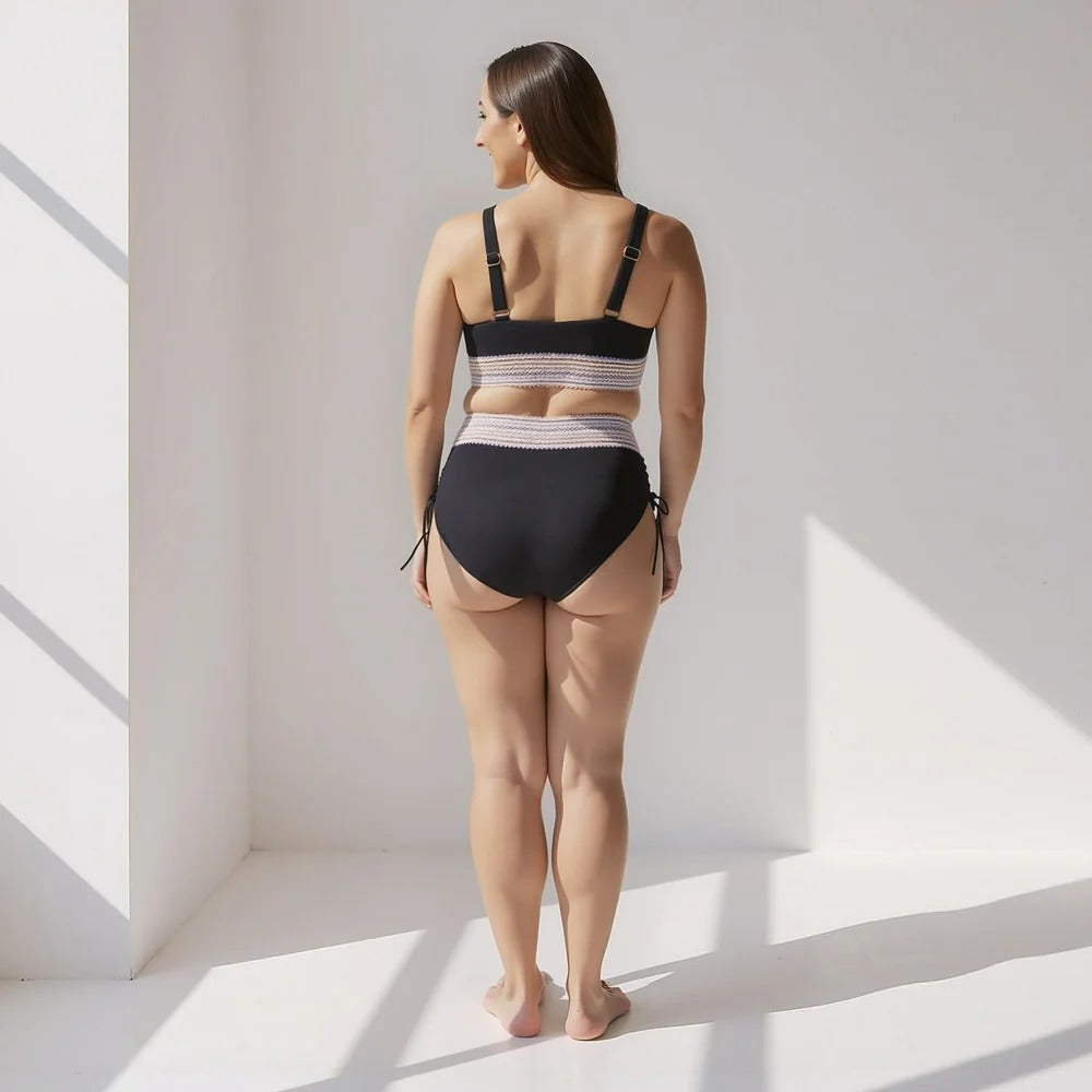 Noa - High Waisted Shaping Band Bikini