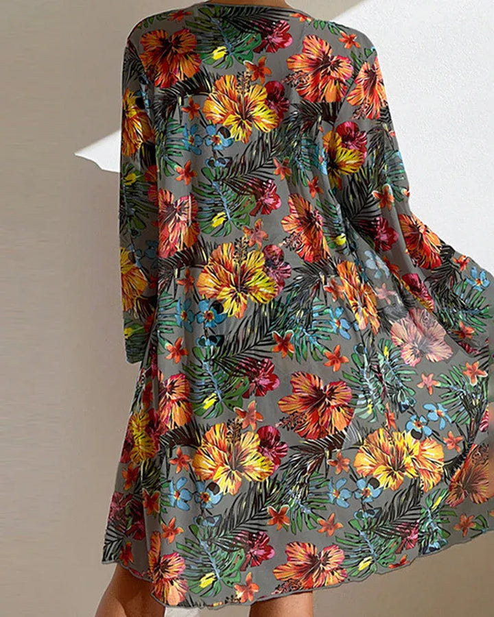 Samoa - Bikini Tropical con Kimono a Juego