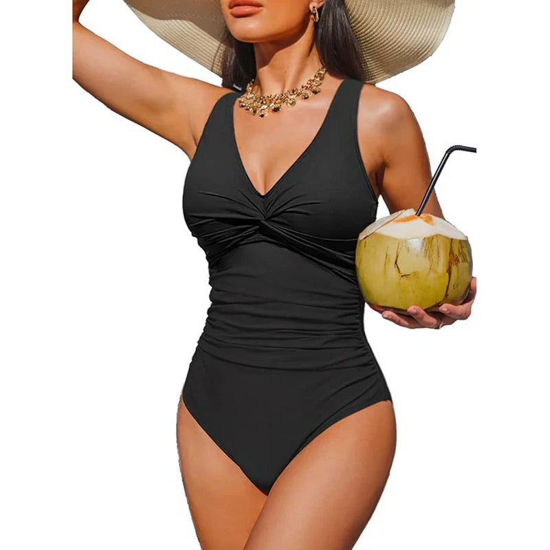 Marina - V-neck shaping swimsuit