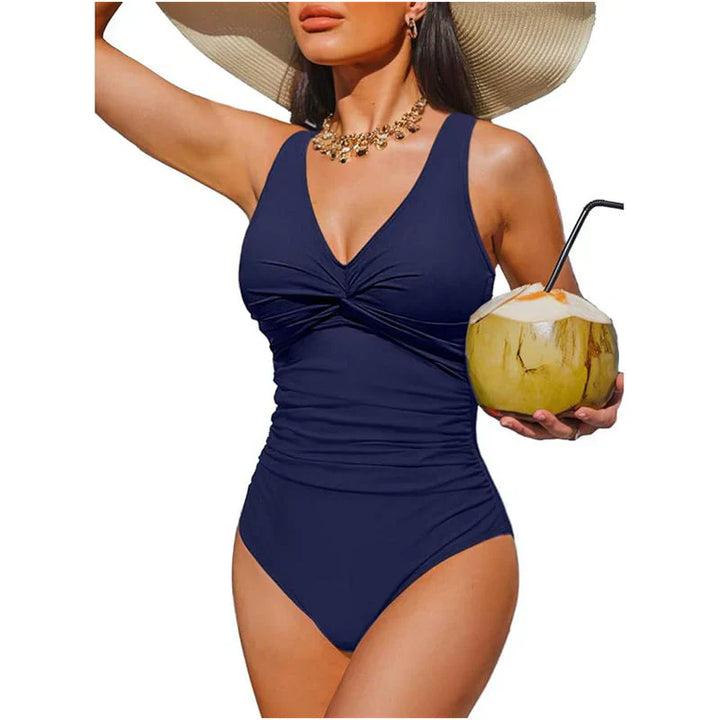 Marina - V-neck shaping swimsuit