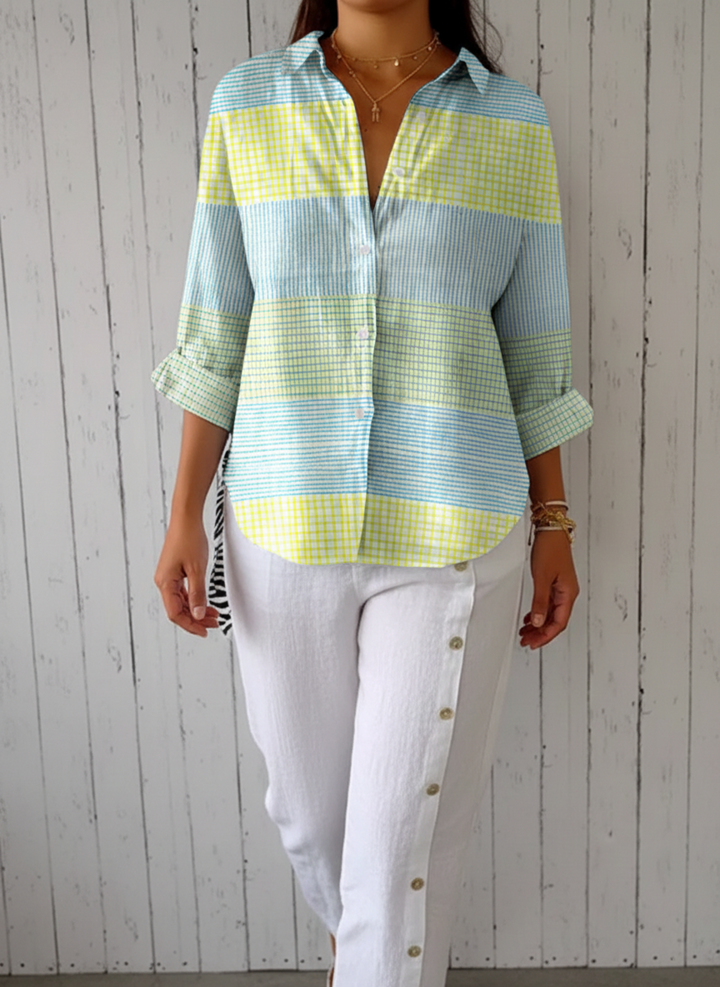 Filippa | Blusa a cuadros pastel